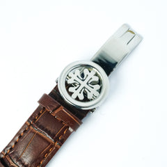 Patek Philippe Genève Brown Leather Strap
