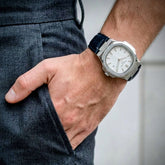 Patek Philippe Genève Blue Leather Strap