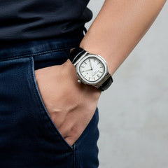 Patek Philippe Genève Black Leather Strap