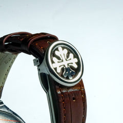 Patek Philippe Genève Brown Leather Strap