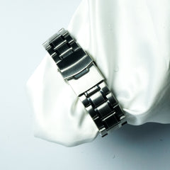 Omega Seamaster Silver White Chronograph – Stainless Steel