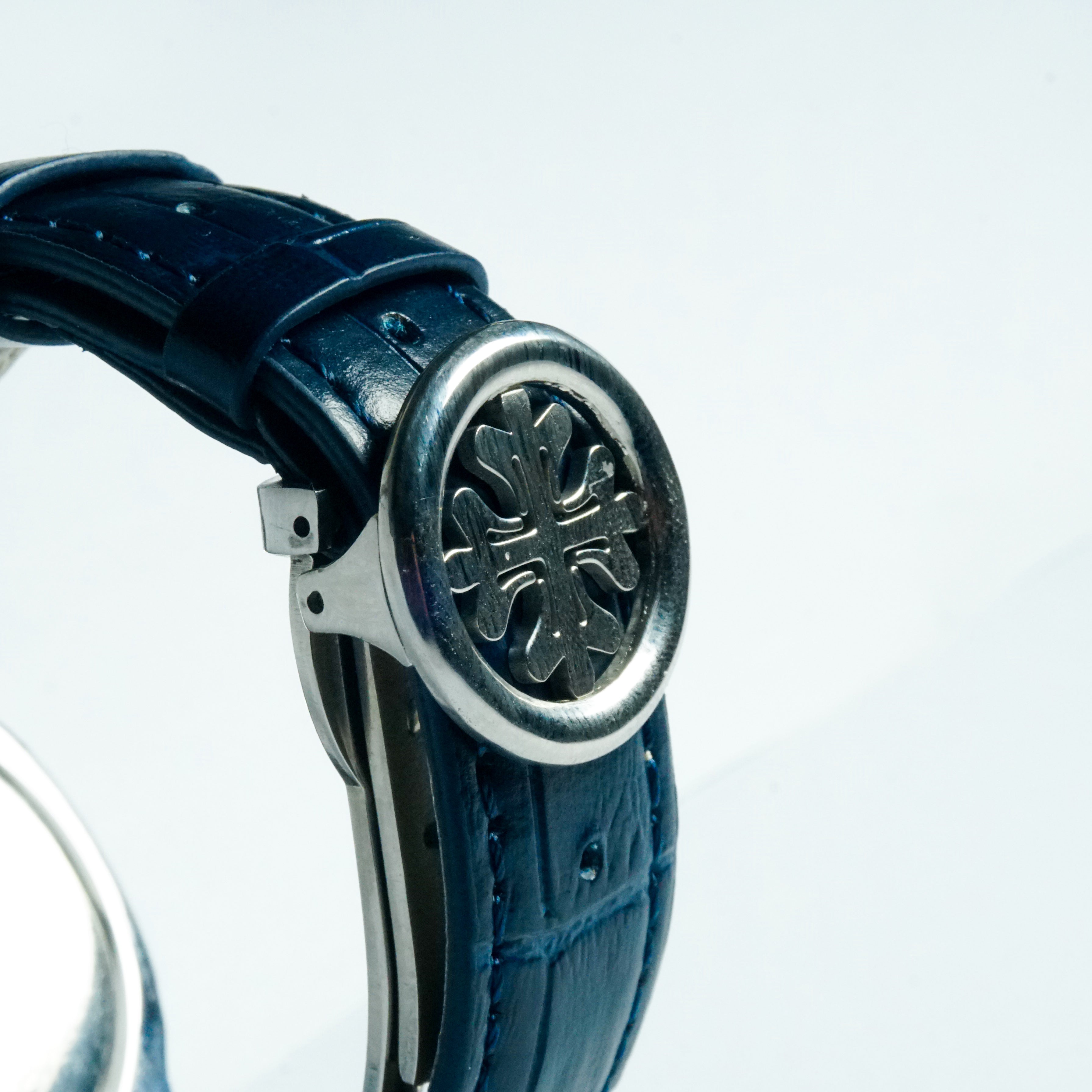Patek Philippe Genève Blue Leather Strap
