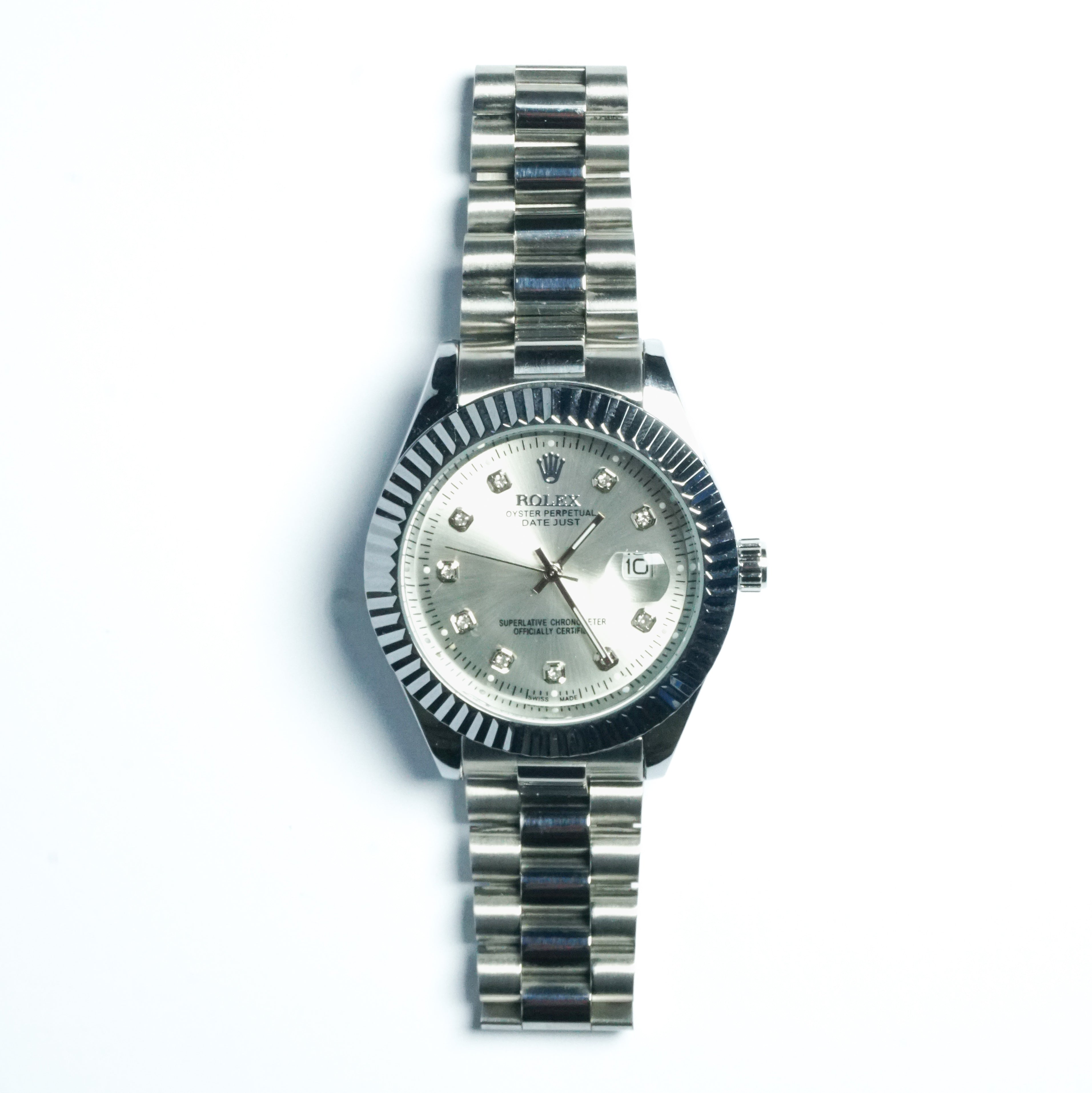 Rolex Oyster Perpetual Datejust Silver White